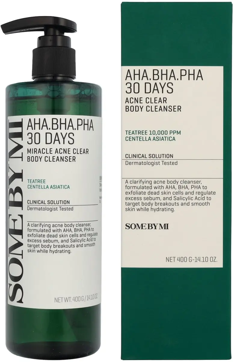 SOME BY MI AHA.BHA.PHA 30 Days Miracle Acne Clear Body Cleanser 400ml