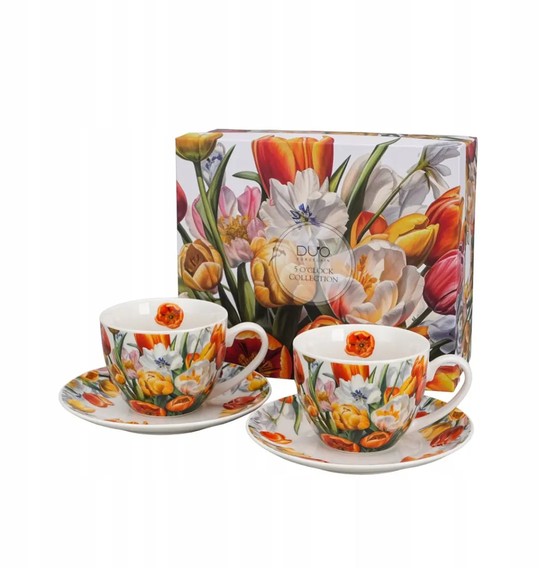 Porseleinen Koffiekopjes Set