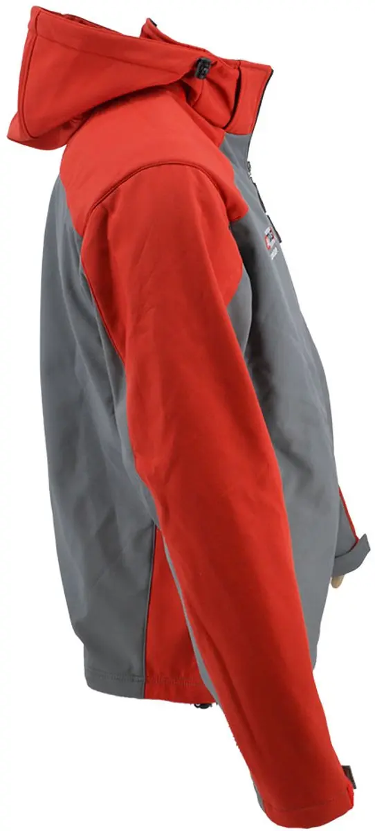 AWTools Softshell Werkjas AW02703 XL - Winddicht 8000mm - Zwart/Grijs