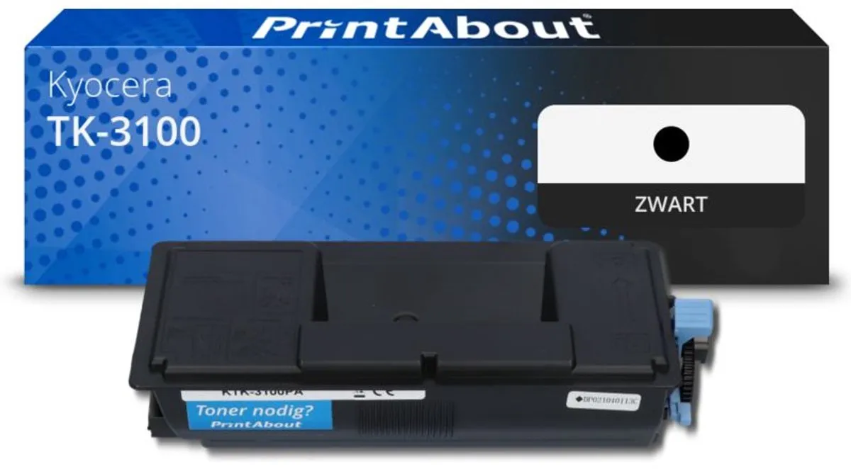 PrintAbout TK-3100-PA Tonercartridge Zwart
