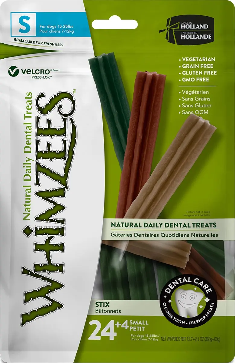 Whimzees Stix S Kauwsnacks Hond - 28 Stuks