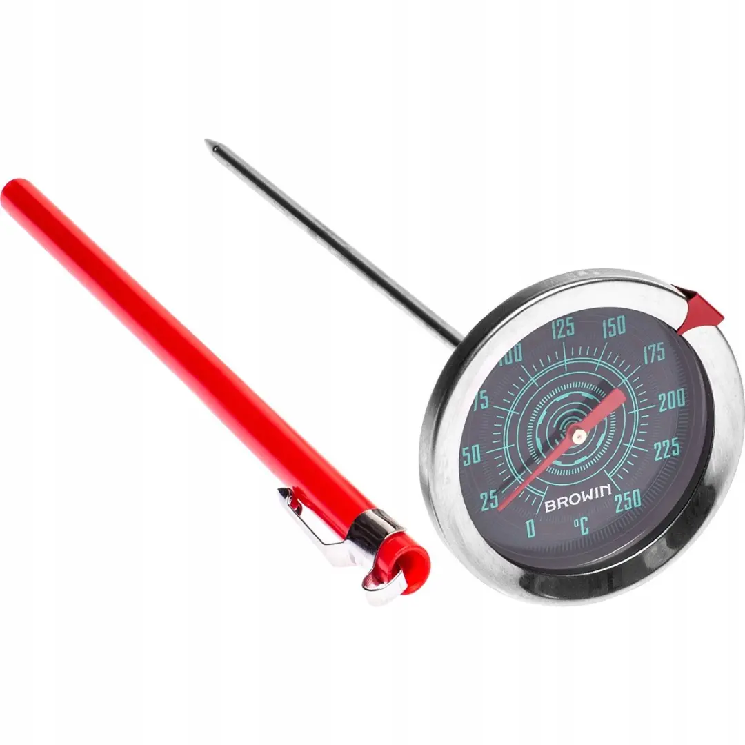 Keukenthermometer voor bakken 0-250°C met RVS sonde