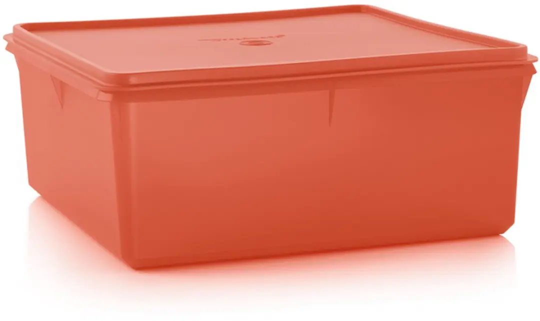 Tupperware Voorraaddoos / Wafeldoos, 10L, Zalmroze