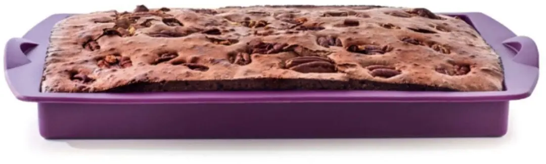 Tupperware multiflex rechthoekig (brownie) — Silicone bakvorm
