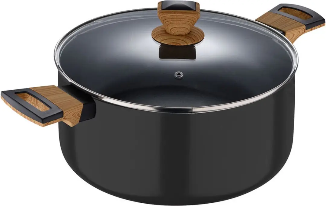Kookpot Bergner Earth Ø 28 cm Zwart 6 L