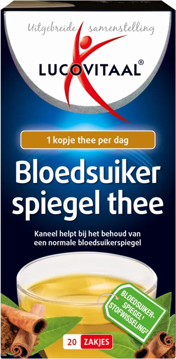 Lucovitaal Bloedsuikerspiegel Thee 20 Zakjes