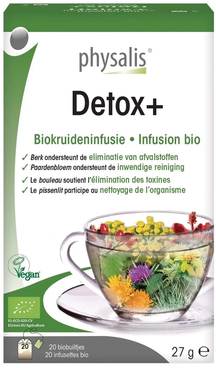 Physalis Detox+ Bio Thee 20 Zakjes
