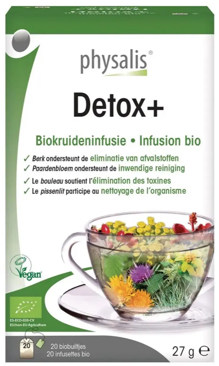 Physalis Detox+ Bio Thee 20 Zakjes