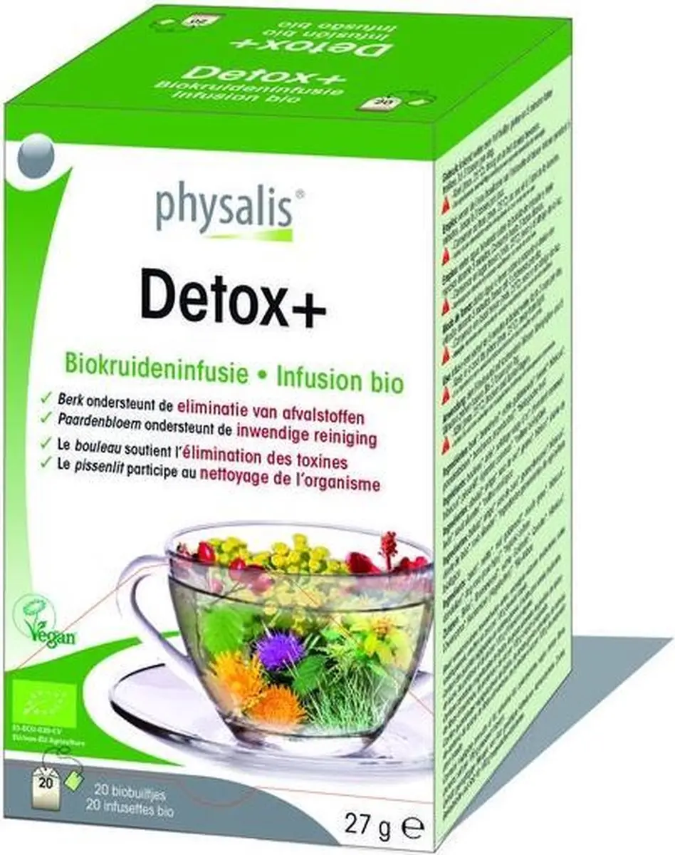 Physalis Detox+ Bio Thee 20 Zakjes