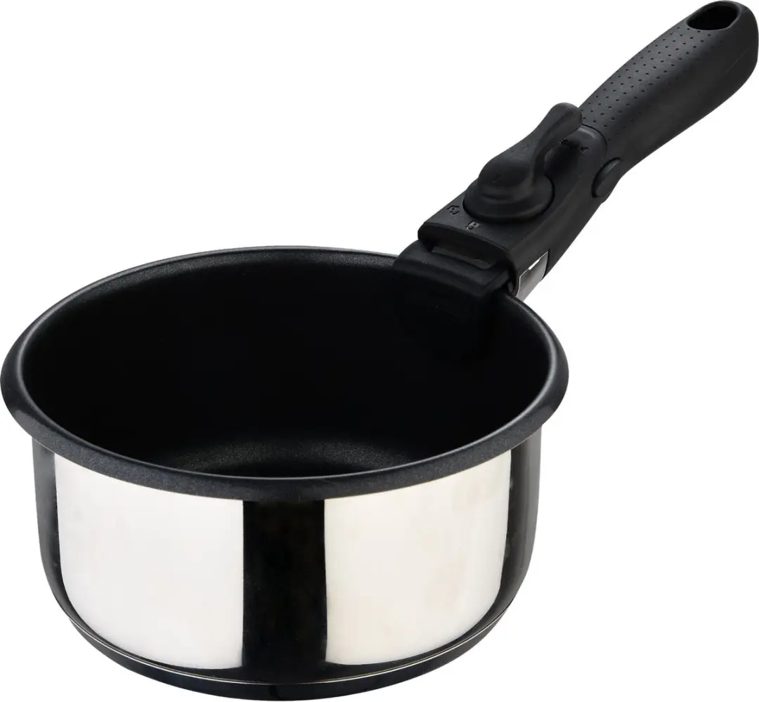 Bergner Click&Cook BG-32293-MM Pannenset 4-delig - 16/18/20cm - Zwart