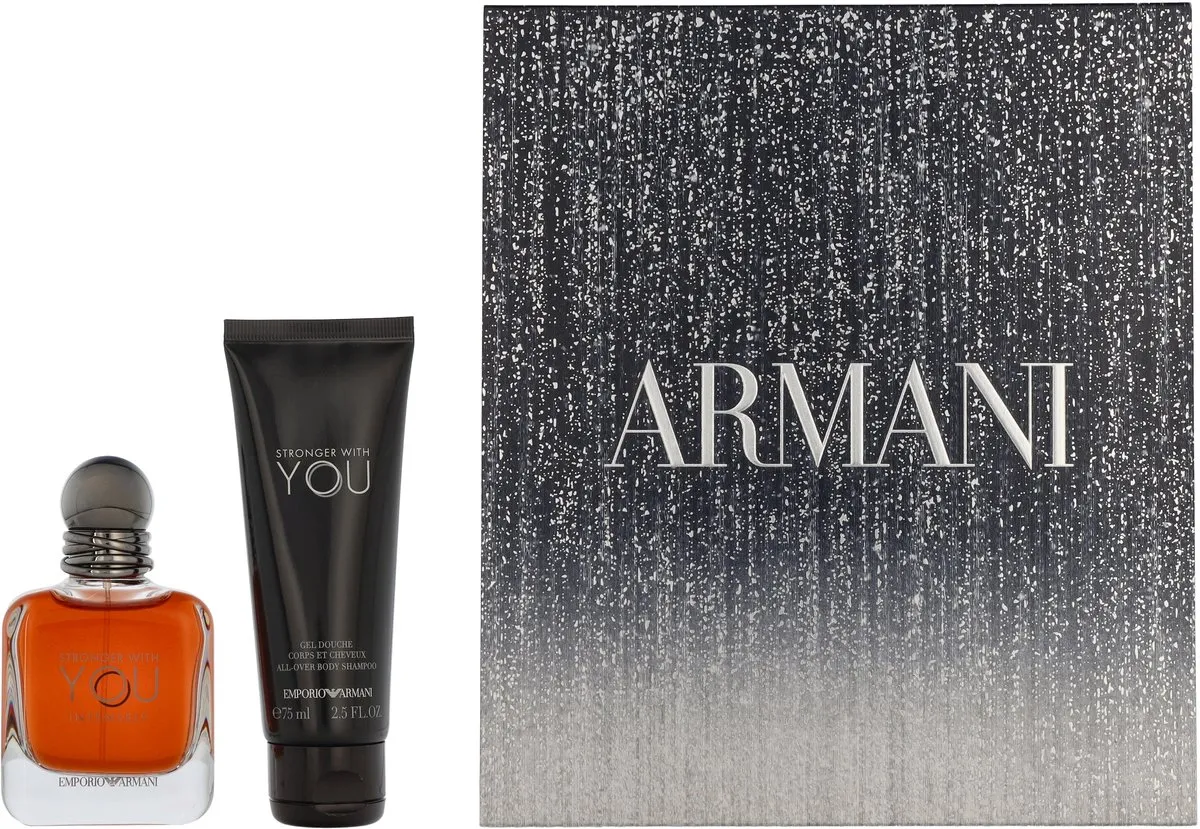 Armani Stronger With You Men Giftset - Parfum & Douchegel 125ml