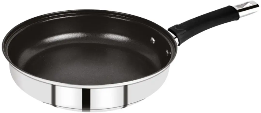 BASTER-koekenpan met antiaanbaklaag, 28 cm, roestvrij staal