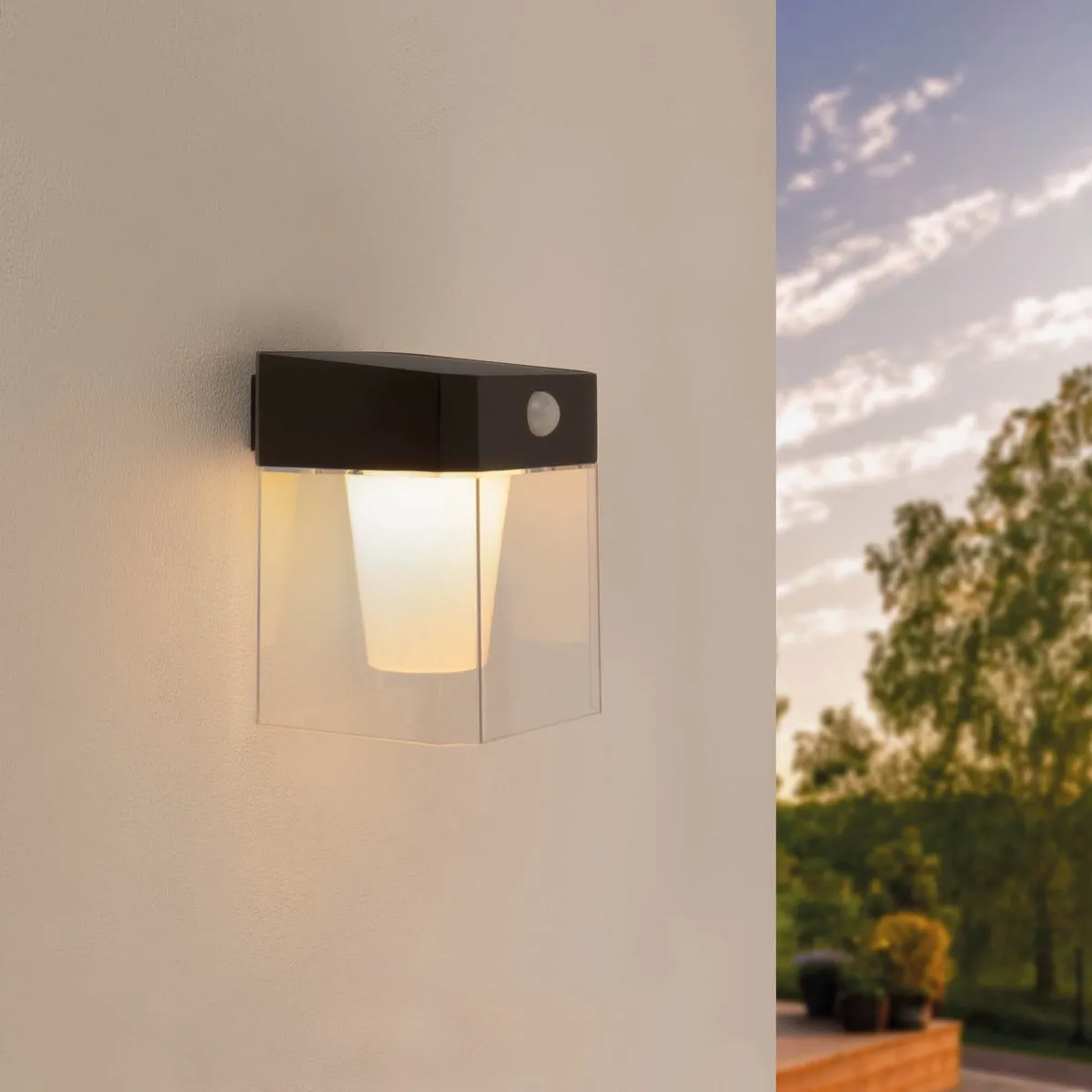 Ledvion Solar Wandlamp 0.5W 3000K - Zwart