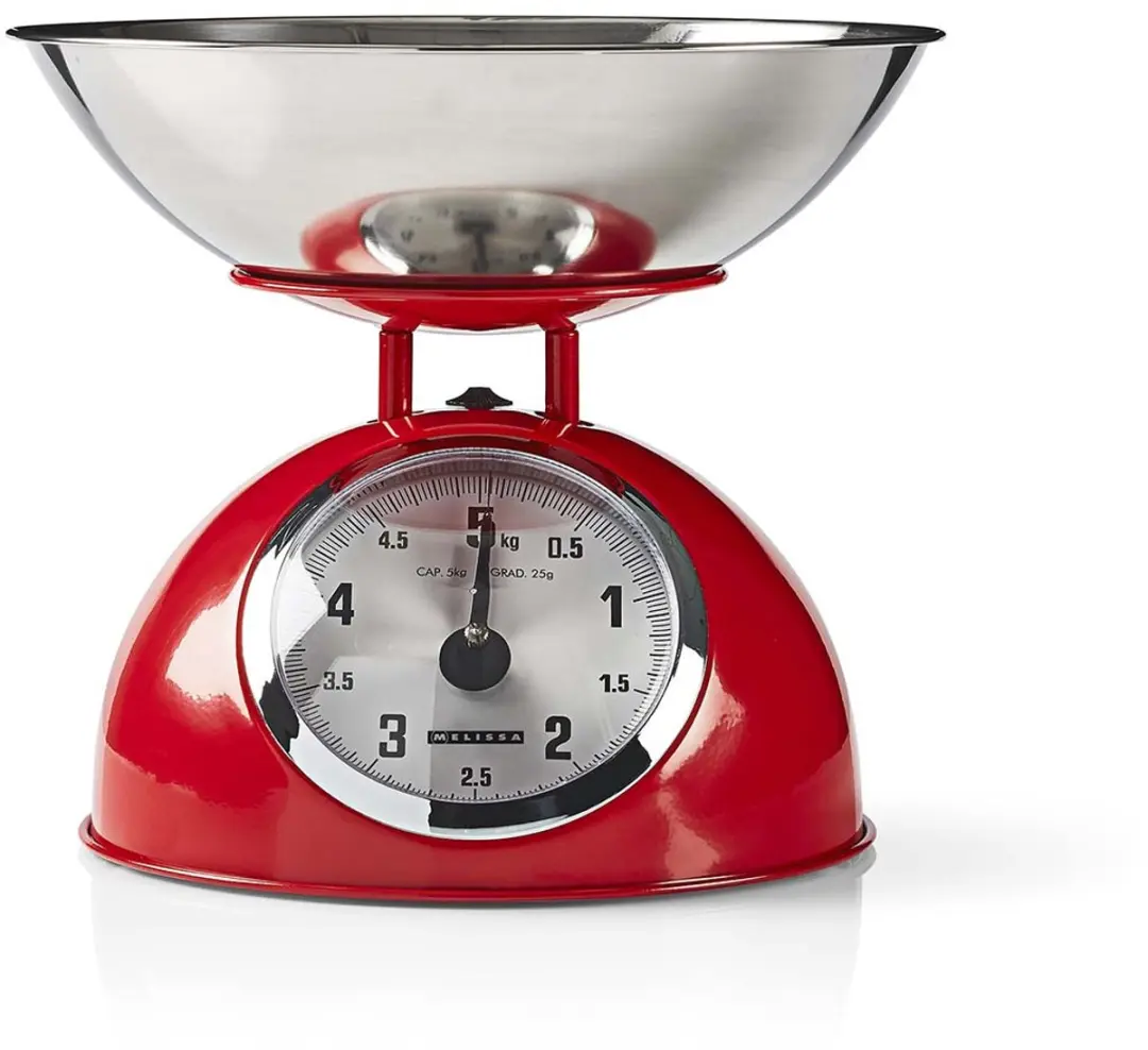 Melissa Keukenweegschaal Analoog 5kg - Rood
