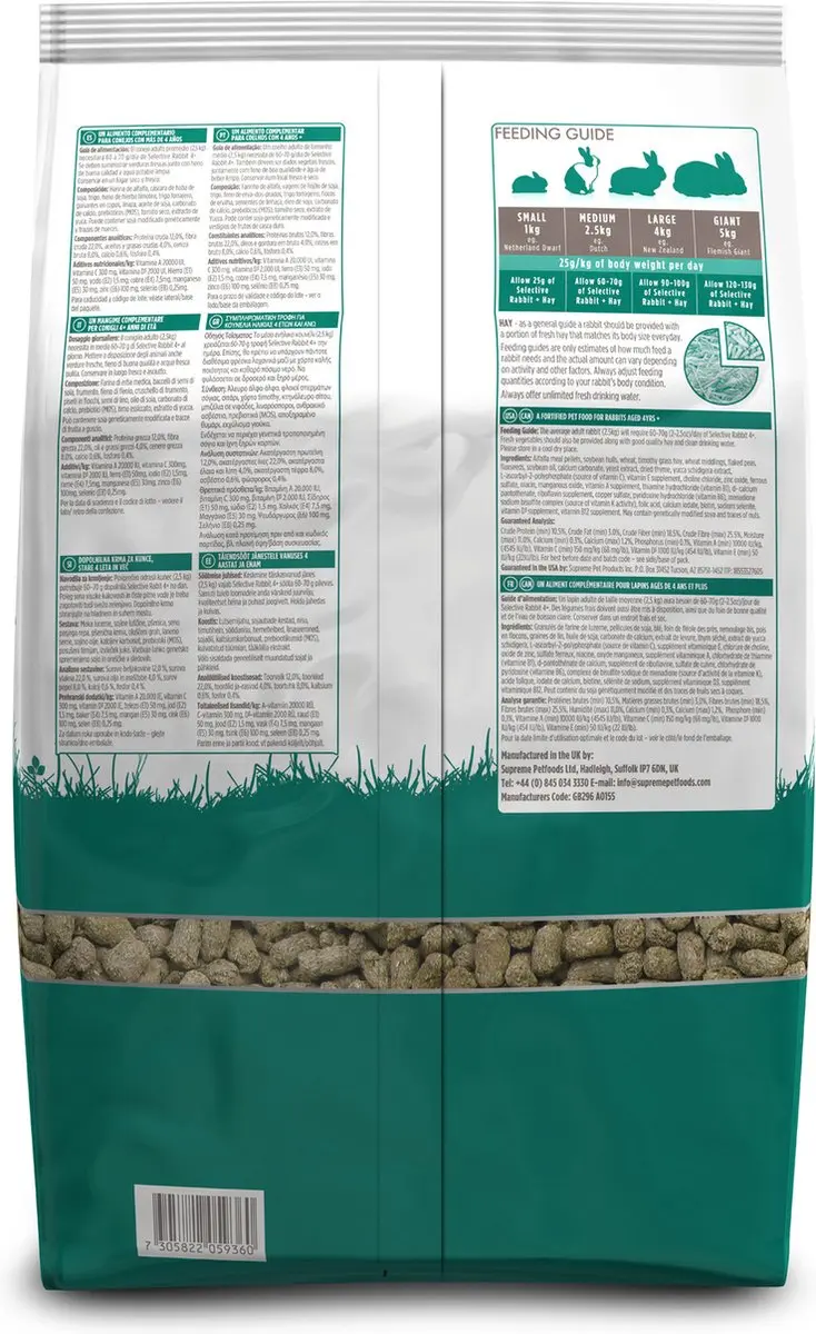 Supreme Selective Science Konijnenvoer 1,5kg