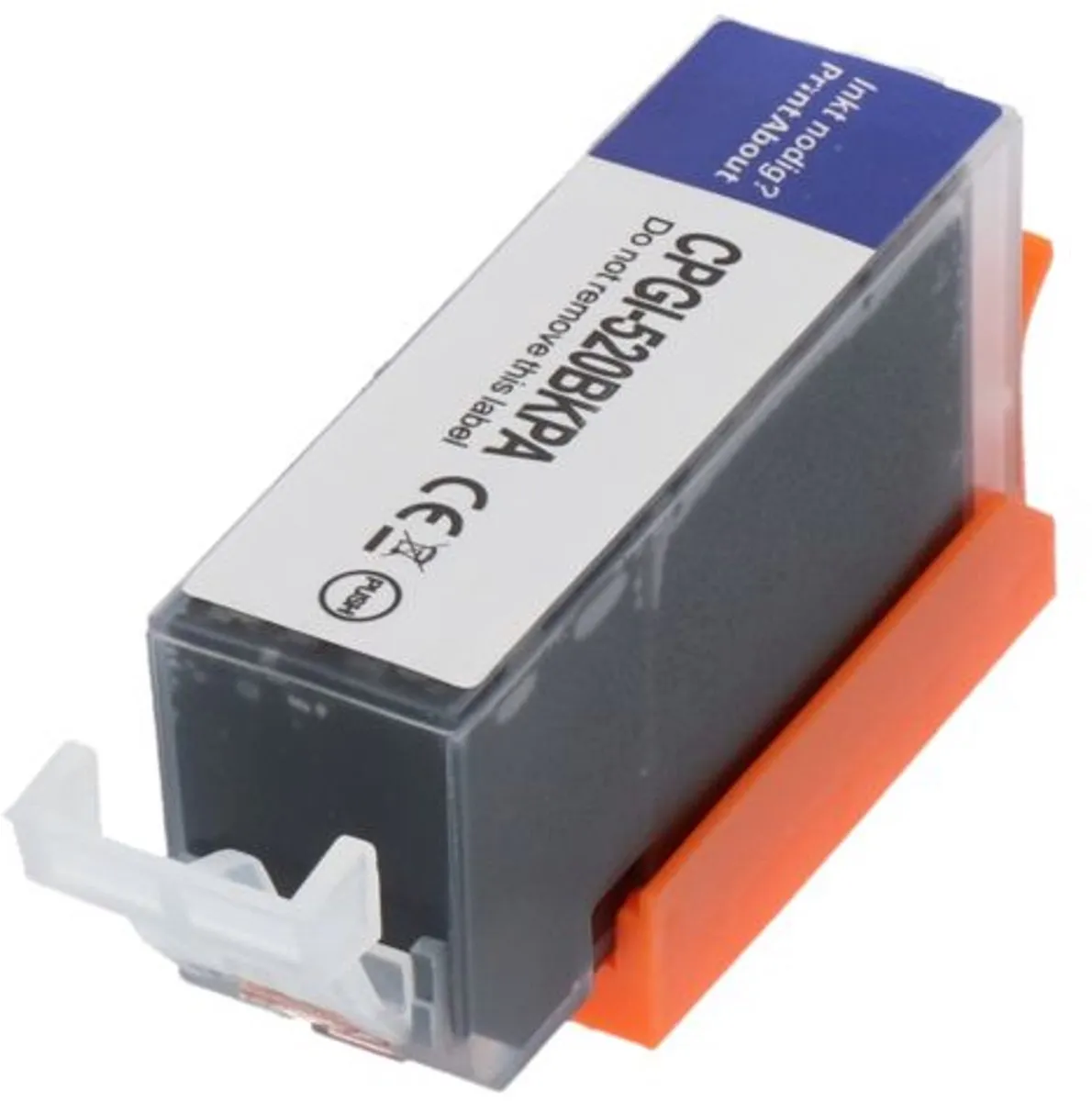 PrintAbout PGI-520BK Inktcartridge - Zwart - 23ml - o.a. Canon PIXMA