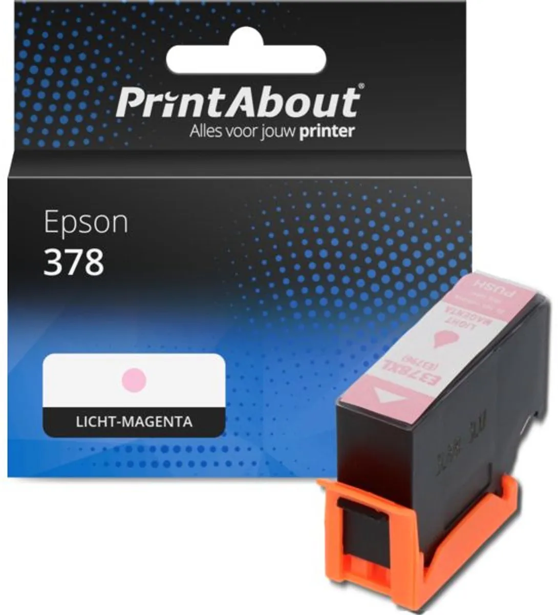 PrintAbout Epson 378 Licht-magenta Inktcartridge