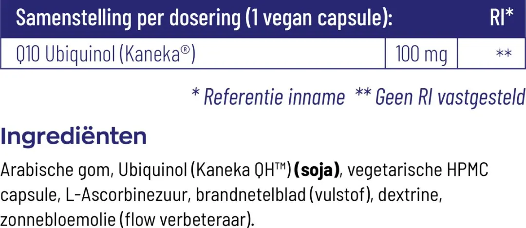 VitaKruid Q10 Ubiquinol 100mg 60 Vegicaps - afbeelding 4 van 6