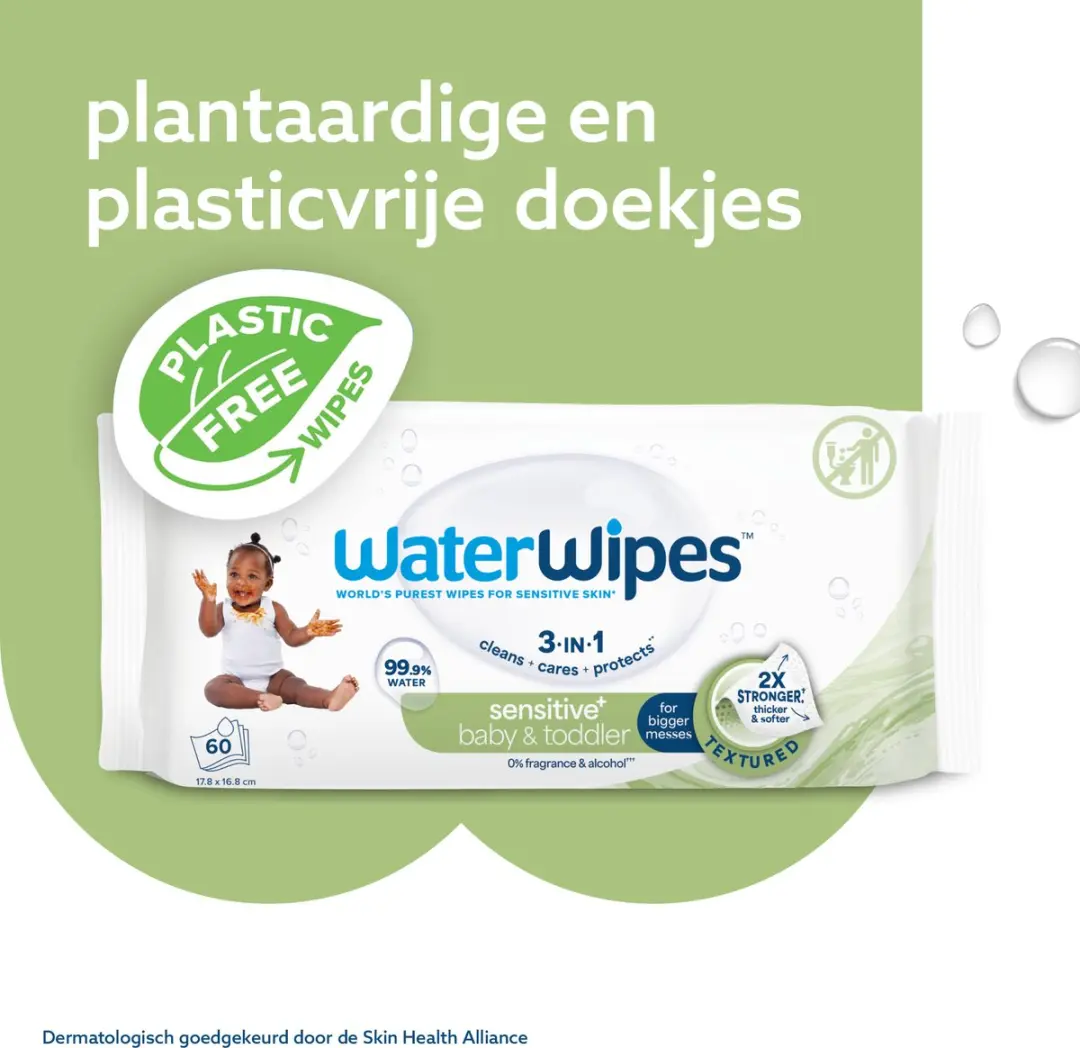 WaterWipes Snoetdoekjes 540 Stuks - 9x60