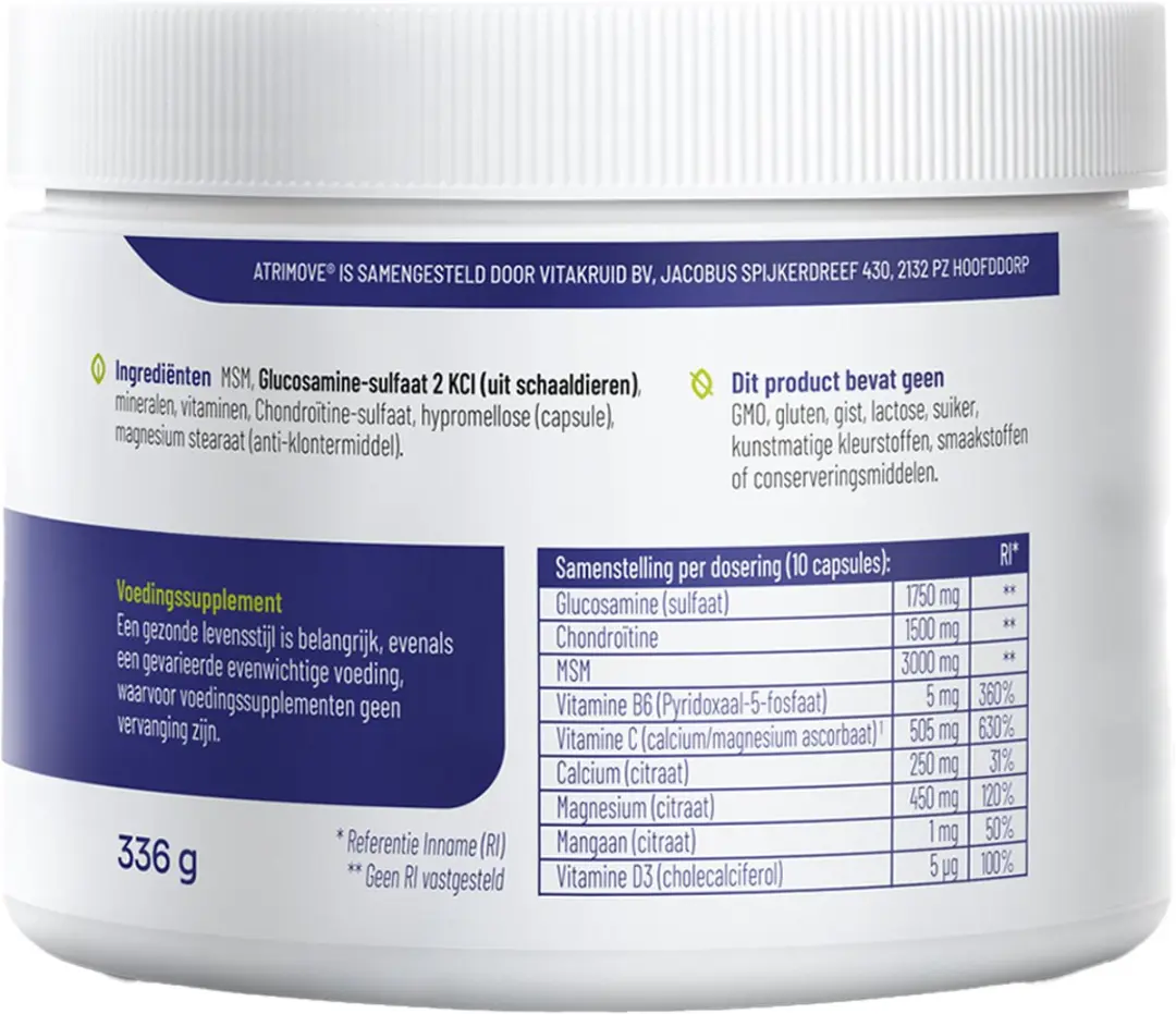 Vitakruid Atrimove 300 Capsules - 440g - afbeelding 5 van 6