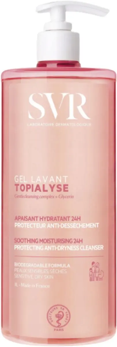 SVR Topialyse Gel Lavant Wasgel 1000ml - Zeepvrij