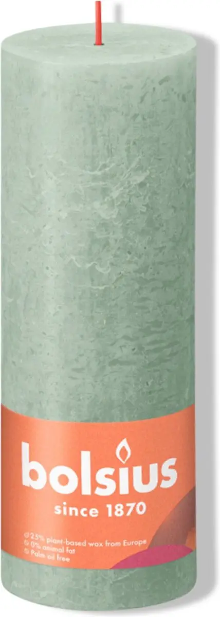Bolsius Stompkaars Jadegreen 19cm