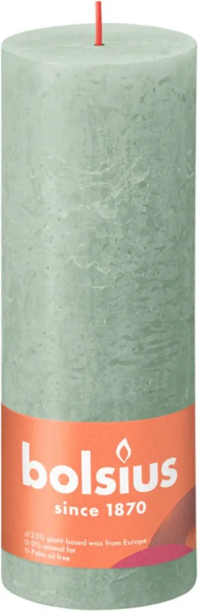 Bolsius Stompkaars Jadegreen 19cm