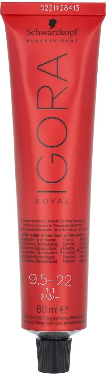 Schwarzkopf Igora Royal 9.5-22 Kleurspoeling 60ml