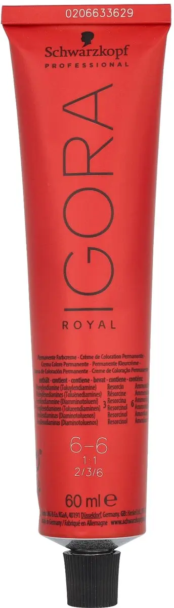 Schwarzkopf Professional Igora Royal 6-6 Kleurspoeling 60ml