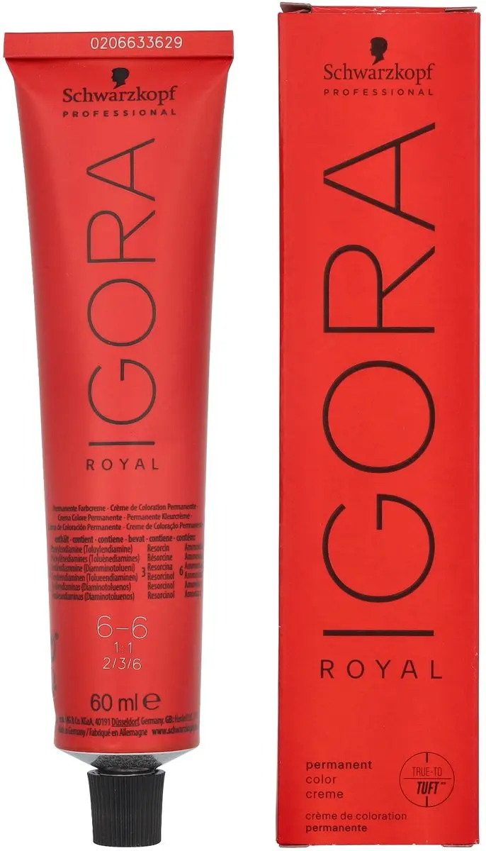 Schwarzkopf Professional Igora Royal 6-6 Kleurspoeling 60ml