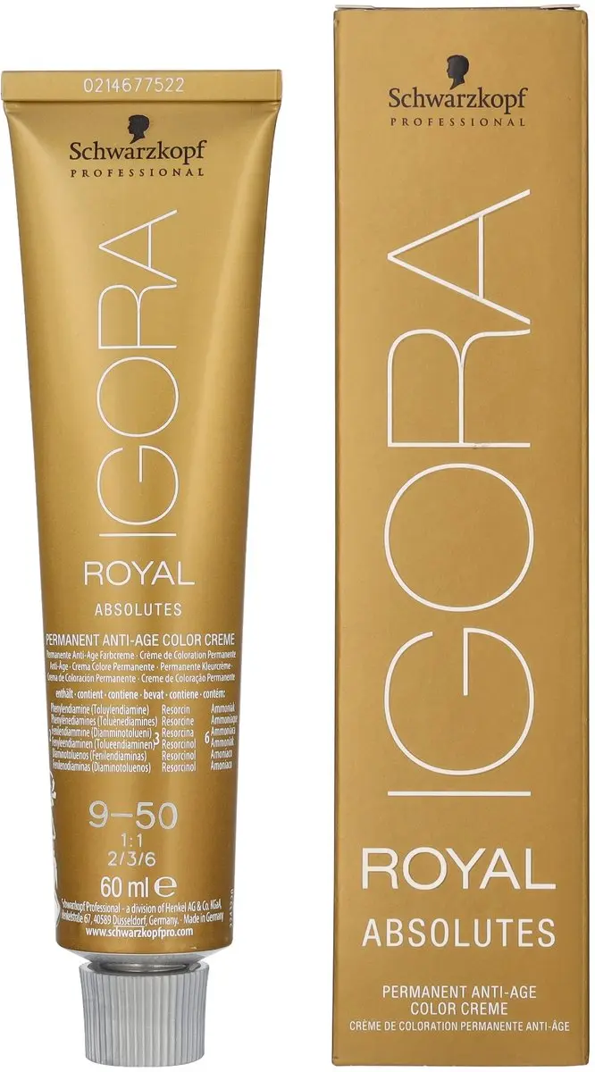 Schwarzkopf Igora Absolutes 60ml - 9-50 Permanent