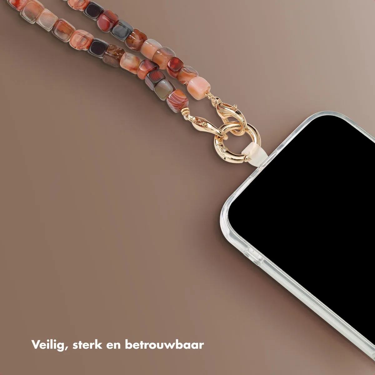 Selencia Universeel Telefoonkoord SH00083944 - Earth Tones