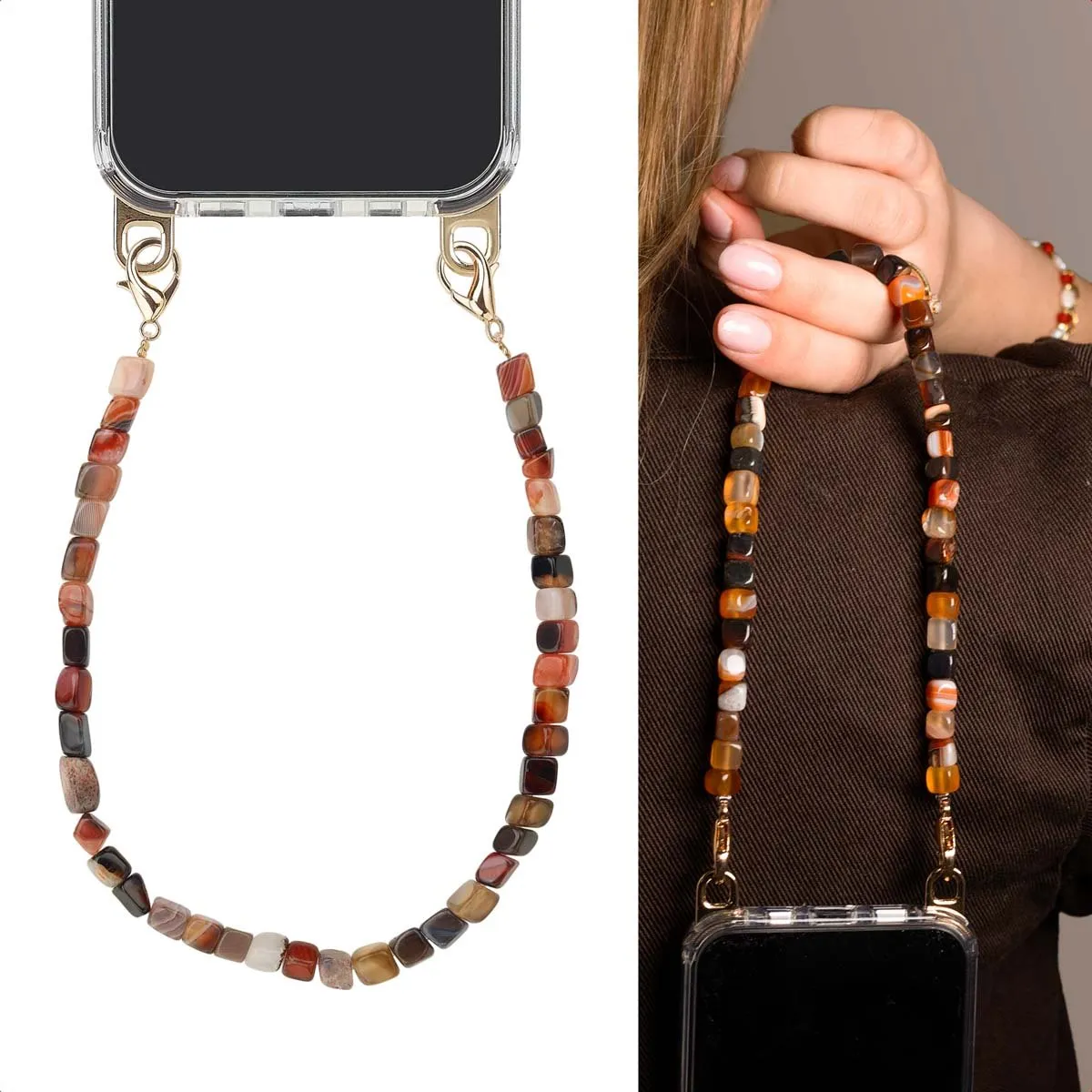 Selencia Universeel Telefoonkoord SH00083944 - Earth Tones