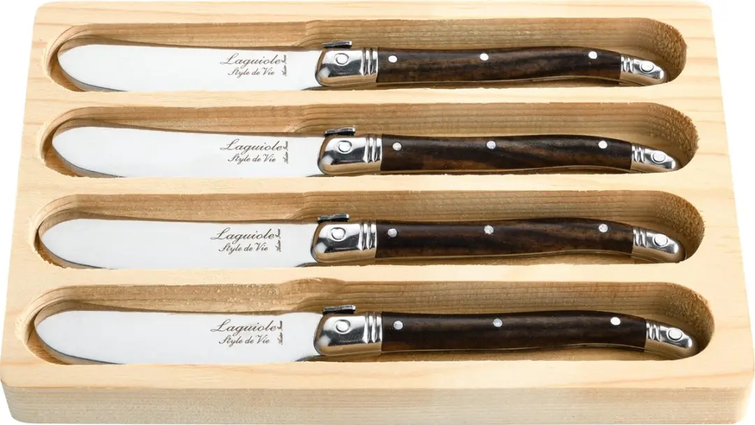 Laguiole Style de Vie Botermessen Premium Line 4-delig