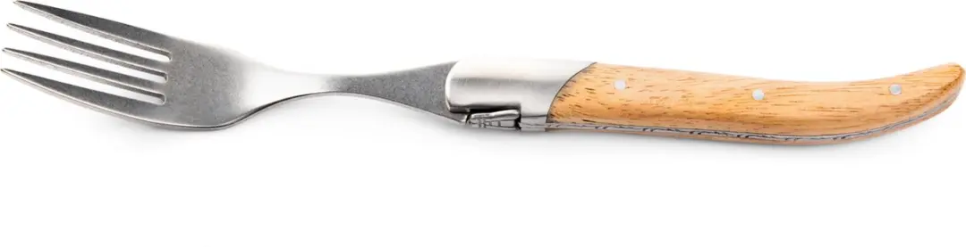 Laguiole Style de Vie Luxury Line Vorken 6-delig - Eikenhout