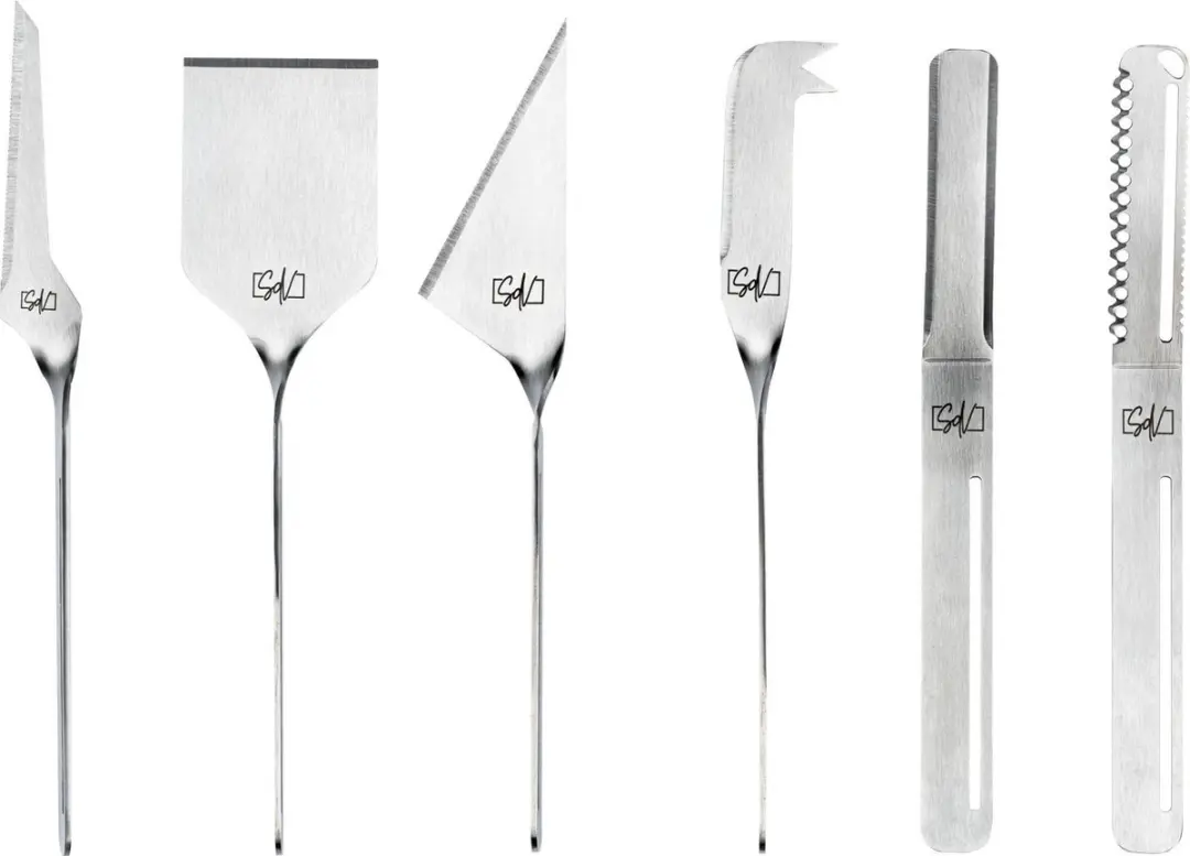 Laguiole Style de Vie Kaasmes en Botermes Zilver