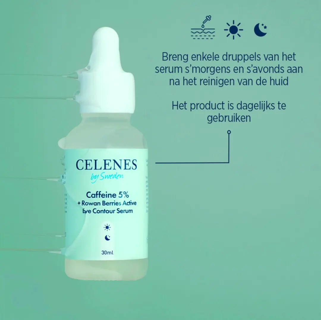 Celenes Cafeïne + Lijsterbessen Serum 30ml