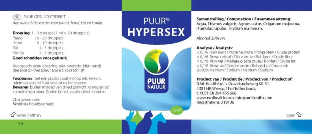 Puur Hypersex 64ml - Geslachtsdrift
