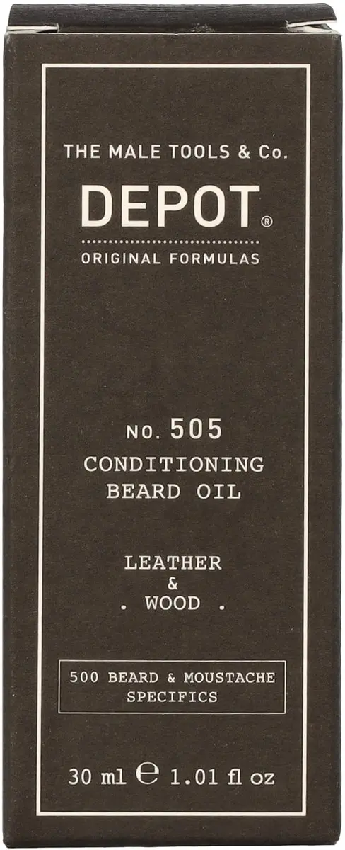 Depot 505 Conditioning Beard Oil Leather & Wood 30ml