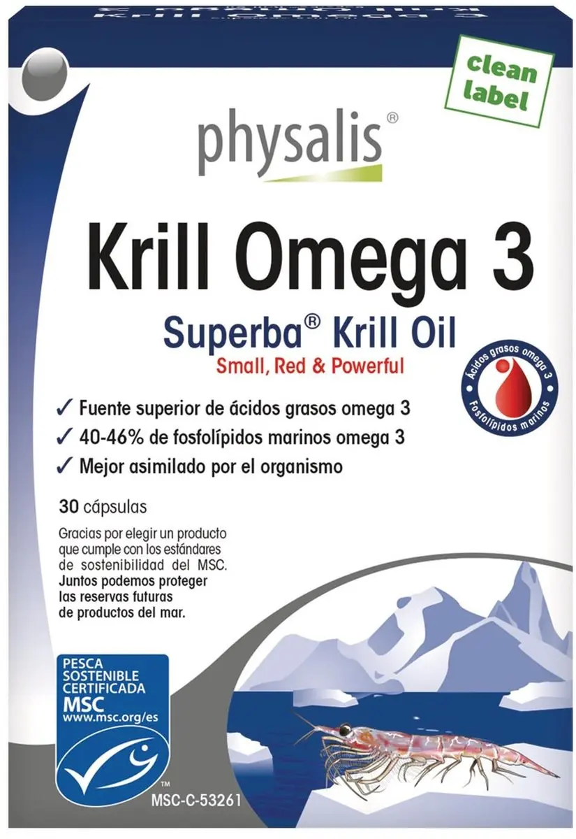 Physalis Krill Omega 3 Capsules