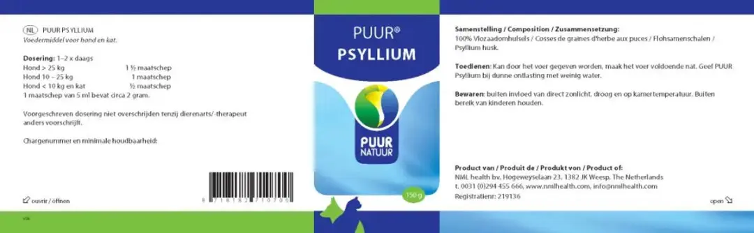Puur Psyllium 150g