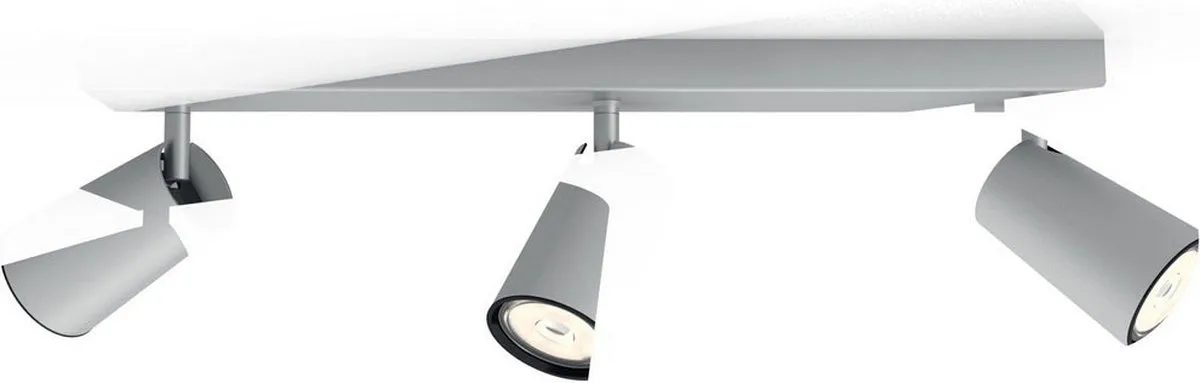 Philips Paisley Opbouwspot 3-lichts - Aluminium