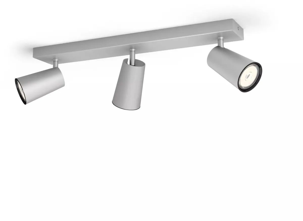 Philips Paisley Opbouwspot 3-lichts - Aluminium