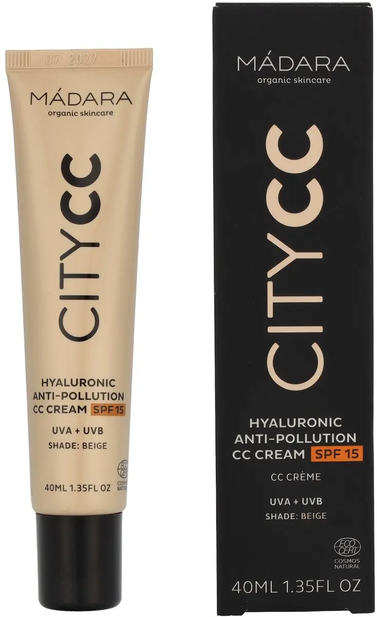 MÁDARA City CC Hyaluron Anti-Pollution CC Cream SPF 15 - 40ml