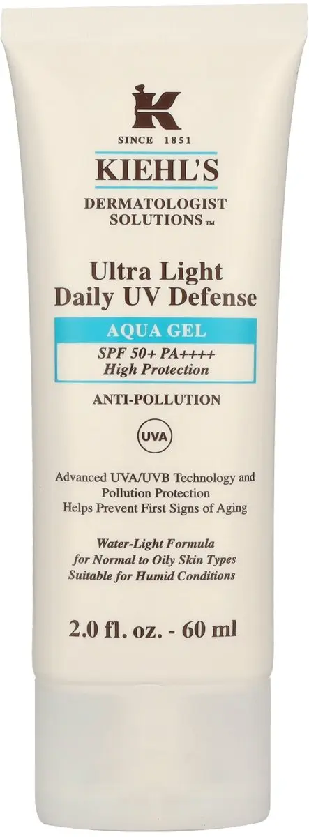 Kiehl's Ultra Light Daily UV Defense Aqua Gel SPF 50 - 60ml