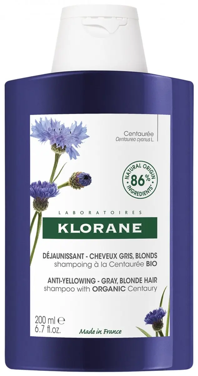Klorane Haar Centaurée Anti-Yellow Shampoo 200ml