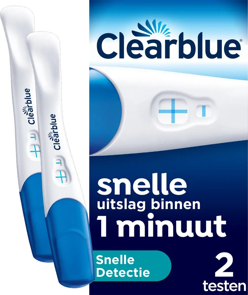 Clearblue Zwangerschapstest Snelle Detectie - 2 Stuks
