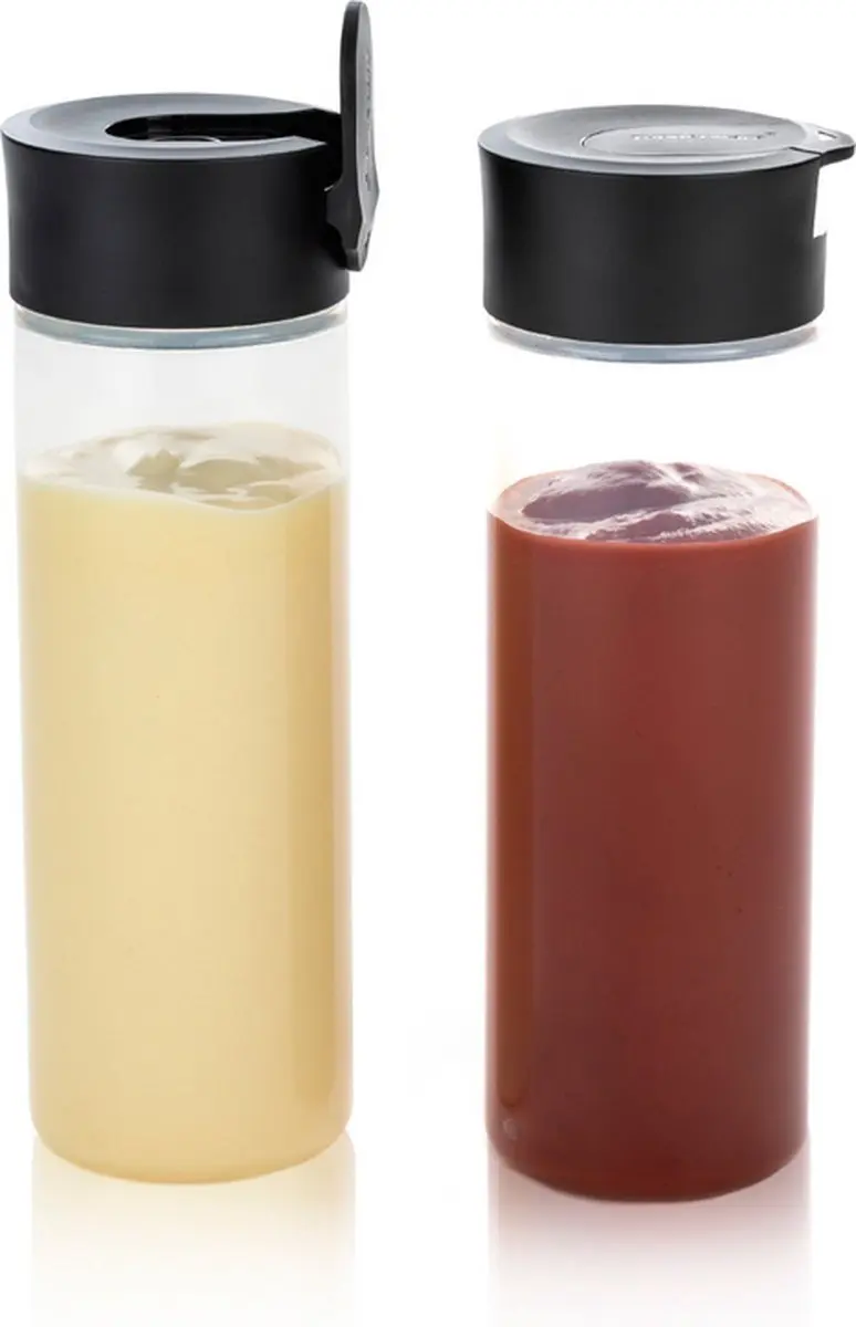 Tupperware Snacksausen knijpflessen ( set van 2)