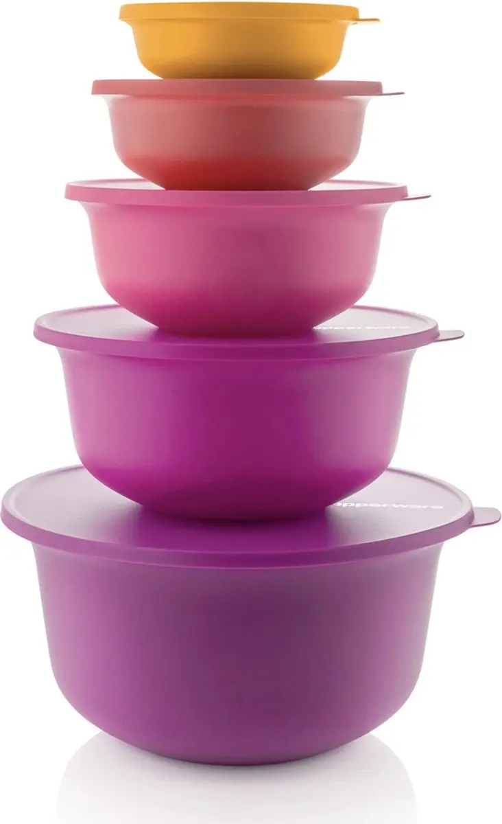 Tupperware Aloha set 5 delig