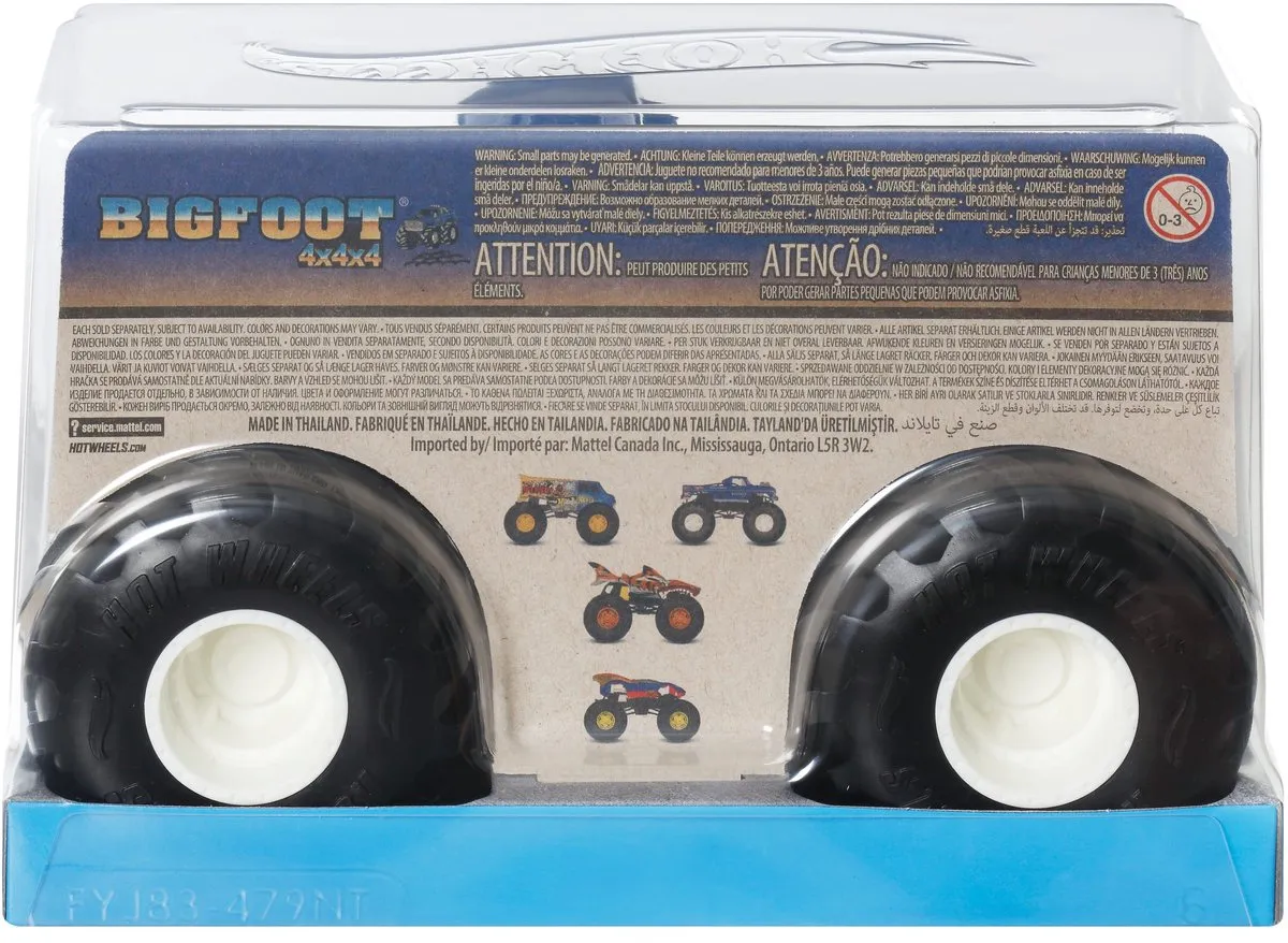 Hot Wheels Monster Truck BIGFOOT JDP99 - Meerkleurig
